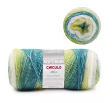 Fio Soft Blur Círculo 100g Cor 9636 Militar - 240 Metros