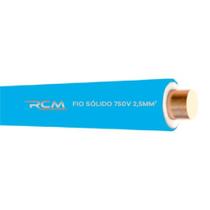 Fio Sólido 750v 2,5mm Azul - Rcm