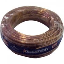 Fio Som Cristal Condlight 0,75Mm 2X18 Amarelo 2002 Fio Som Cristal Condlight 0,75Mm 2X18 Amarelo 2002