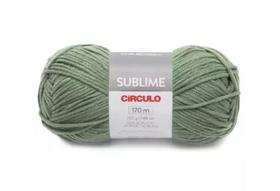 Fio sublime círculo cor 5637 mousse de limão 100 gr - 170 metros