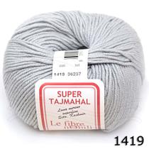 Fio Super Tajmahal 50g - Lã Merino, Seda e Cashmere