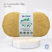 Fio Sustentable Cisne 100g Cor 101 Amarelo Fio Sustentable Cisne 100g Cor 101 Amarelo