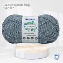 Fio Sustentable Cisne 100g Cor 107 Cinza Azulado Fio Sustentable Cisne 100g Cor 107 Cinza Azulado