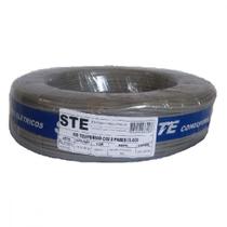 Fio Telefone 3 Pares Cci Ste Cinza 200M Pr 675
