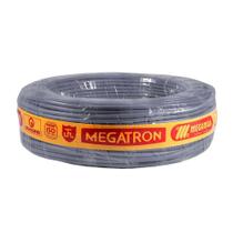 Fio Telefone 4 Pares Bitola 50 Cci Megatron Cinza 200M 2029