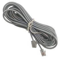 Fio Telefonico Cabo RJ11 Extensao Telefone Fixo 3 Metros Resistente Fio Telefonico Cabo RJ11 Extensao Telefone Fixo 3 Metros Resistente