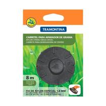 Fio Tramontina Aparador de Grama Carretel 1,8mm x 8m Fio Tramontina Aparador de Grama Carretel 1,8mm x 8m