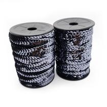 Fio Trançado Lantejoula Grafite 6mm 50m 125g Fio Trançado Lantejoula Grafite 6mm 50m 125g