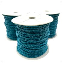 Fio Trançado material ecológico 3mm Azul 1 Metro Fio Trançado material ecológico 3mm Azul 1 Metro