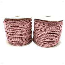 Fio Trançado material ecológico 3mm Rosa 3 Metros Fio Trançado material ecológico 3mm Rosa 3 Metros