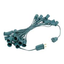 Fio verde externo String Light Novelty Lights C7 de 7,6 m