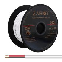 Fio Zarivy 20 AWG 30 m 2 condutores resistente ao fogo Fio Zarivy 20 AWG 30 m 2 condutores resistente ao fogo