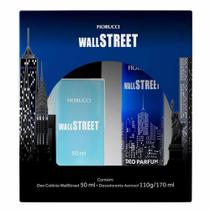 Fiorucci Wall Street Coffret Perfume Masculino Deo Colonia + Desodorante Aerosol