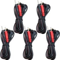 Fios Condutores para Aparelho TENS TENSSO Pacote com 5 Unidades 1,2m Plugue 2,35mm Fios Condutores para Aparelho TENS TENSSO Pacote com 5 Unidades 1,2m Plugue 2,35mm