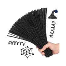 Fios De Chenille Com Glitter 100 Peças Fenrry Para Artesanato E Decorações DIY