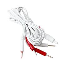 Fios De Chumbo De Eletrodo De Tomada De 2.35mm, 2 Peças Para Unidade Tens, Estimulador Muscular,