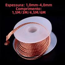 Fios De Soldagem Versáteis De 1.0-4.0mm 1.5M-6M, Fita Desoldadora, Ferramenta De Reparação Fios De Soldagem Versáteis De 1.0-4.0mm 1.5M-6M, Fita Desoldadora, Ferramenta De Reparação
