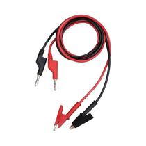 Fios De Teste De 1M Com Conectores Duplos, 4 Peças, Plugue Banana De 4mm, Clipe Jacaré, Fios De Fios De Teste De 1M Com Conectores Duplos, 4 Peças, Plugue Banana De 4mm, Clipe Jacaré, Fios De