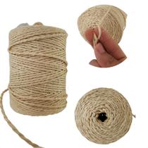 Fios Sisal 3mm Corda Natural 500/2 250 Metros Decoração Fios Sisal 3mm Corda Natural 500/2 250 Metros Decoração
