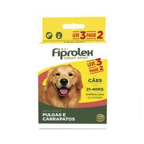 Fiprolex 2,68mL Combo Antipulgas e Carrapaticida Cães 21 a 40kg Leve 3 pague 2 - CEVA