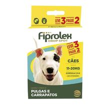 Fiprolex Antipulgas Cães 11 A 20kg Ceva Combo 3 pipetas