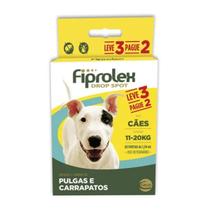 Fiprolex Antipulgas Caes 11 A 20kg Combo Leve 3 Pague 2 - Ceva