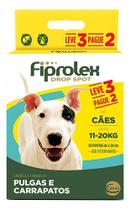 Fiprolex Drop Spot Antipulgas 1,34ml 11 até 20kg Ceva P/Cães