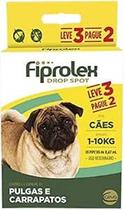Fiprolex Drop Spot Cães 1 a 10kg Antipulgas e Carrapatos 0,67ml Combo com 3 Pipetas