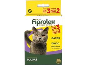 Fiprolex Drop Spot Gatos 3 Pipetas - Ceva - KONIG
