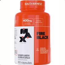 Fire Black 60 Cápsulas Caféina 100% Pura - Max Titanium