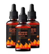 Fire Max - Contem 3 Frascos (30 Ml Cada Frasco)