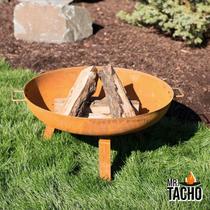 Fire Pit Lareira Portátil 80cm Aço Corten LG-F06 Mr Tacho Fire Pit Lareira Portátil 80cm Aço Corten LG-F06 Mr Tacho