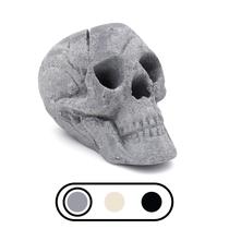 Fire Pit Skull Log OSKER Ceramic à prova de fogo 23 cm cinza Fire Pit Skull Log OSKER Ceramic à prova de fogo 23 cm cinza