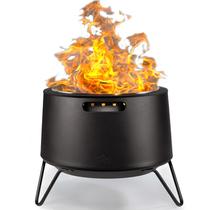Fire Pit TIKI Smokeless Social de 20 polegadas com suporte e capa Fire Pit TIKI Smokeless Social de 20 polegadas com suporte e capa