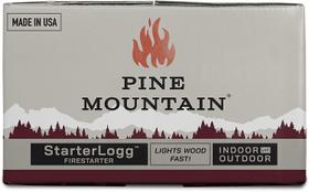 Fire Starting Blocks Pine Mountain StarterLogg Wood Fire Log, pacote com 24