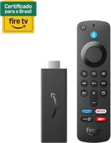 Fire Stick Full HD Com botoes Atalhos e volume 3 geraçao com Controle por Voz Alexa - Amazon