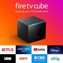 Fire TV Cube, hands-free com Alexa embutida, 4K Ultra HD, reprodução de mídia de streaming, lançado em 2019