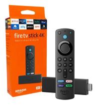 Fire TV Stick 4K Amazon com Controle Remoto por Voz com Alexa