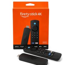 Fire TV Stick 4K Ultra HD WiFi 6 com Alexa Controle Remoto por Voz HDR Dolby Vision Dolby Atmos Preto Streaming de Qualidade Fire TV Stick 4K Ultra HD WiFi 6 com Alexa Controle Remoto por Voz HDR Dolby Vision Dolby Atmos Preto Streaming de Qualidade