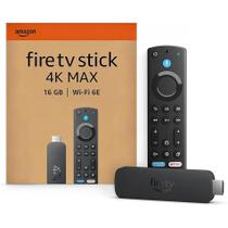 Fire TV Stick Com Alexa 4K Max Última Geração 16GB Streaming HDMI, WiFi6