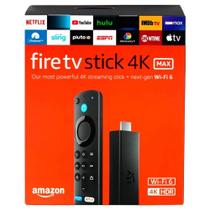 Fire TV Stick Com Alexa 4K Max Última Geração 16GB Streaming HDMI, WiFi6, Apps de Streaming e TV Fire TV Stick Com Alexa 4K Max Última Geração 16GB Streaming HDMI, WiFi6, Apps de Streaming e TV