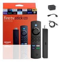 Fire Tv Stick Lite Controle Remoto Por Voz Alexa Amazon Bivolt Cor Preto Tipo de controle remoto De voz 110V/220V