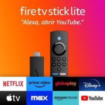 Fire Tv Stick Lite Streaming Em Full Hd Controle - Amazon