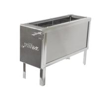 Firebox com Tampa Parrilla Inox - Giragrill Firebox com Tampa Parrilla Inox - Giragrill