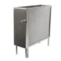 Firebox com Tampa Parrilla Pro Inox - Giragrill Firebox com Tampa Parrilla Pro Inox - Giragrill