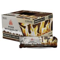 Firelogs Pine Mountain Cracklelog, queima de 3 horas, 6 troncos
