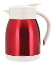 FIRENZE GARRAFA TÉRMICA 17x15x11cm 600ml INOX VERMELHO PAREDE DUPLA