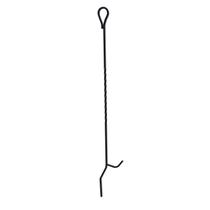 Fireplace Poker Panacea 102 cm revestida a pó preto