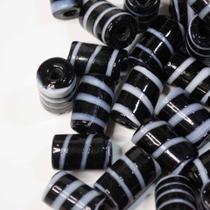 Firma Africana Para Guia 22x12mmPreta e Branca7pçs 52g