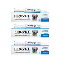Firovet Pasta Oral - Anti-inflamatório P/ Cães 35g - 3 Un
